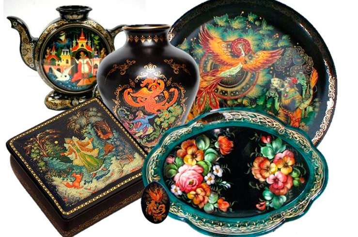 Палех. Лаковая миниатюра